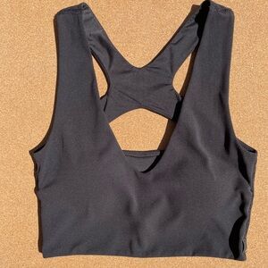 Lululemon Bend This Scoop and Cross Reversible Bra Black XS